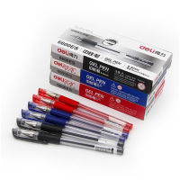 得力(deli)6600ES中性笔0.5mm (黑色)12支/盒 一盒装