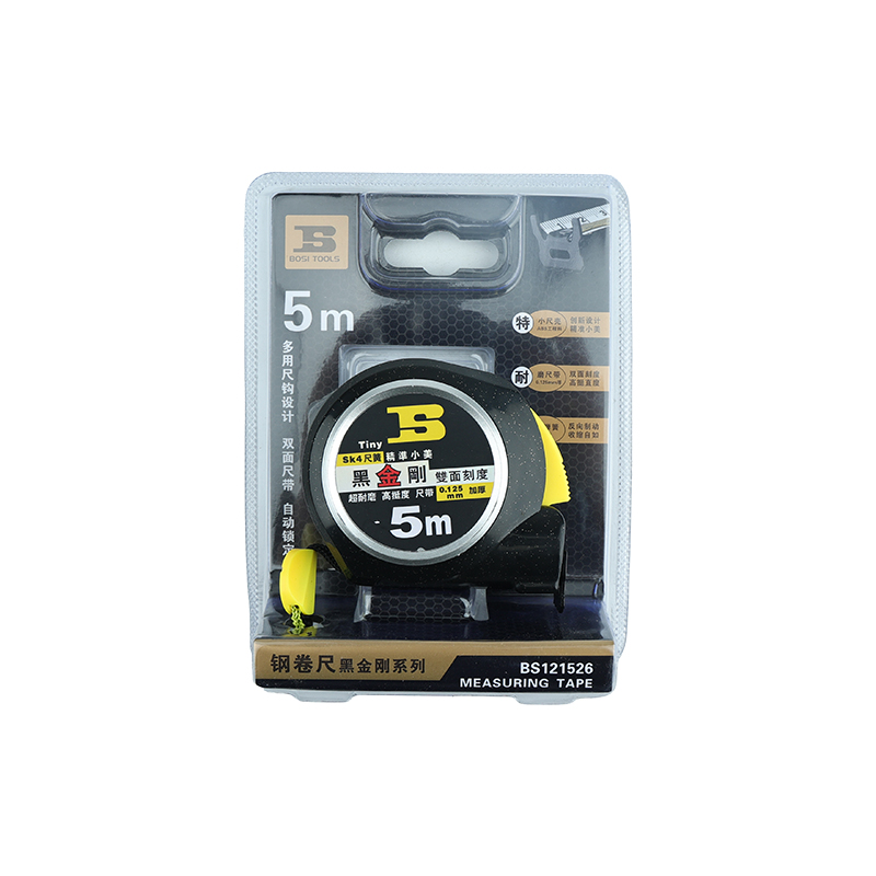 波斯(BOSI)钢卷尺(5m*25mm 公制 BS122526)把