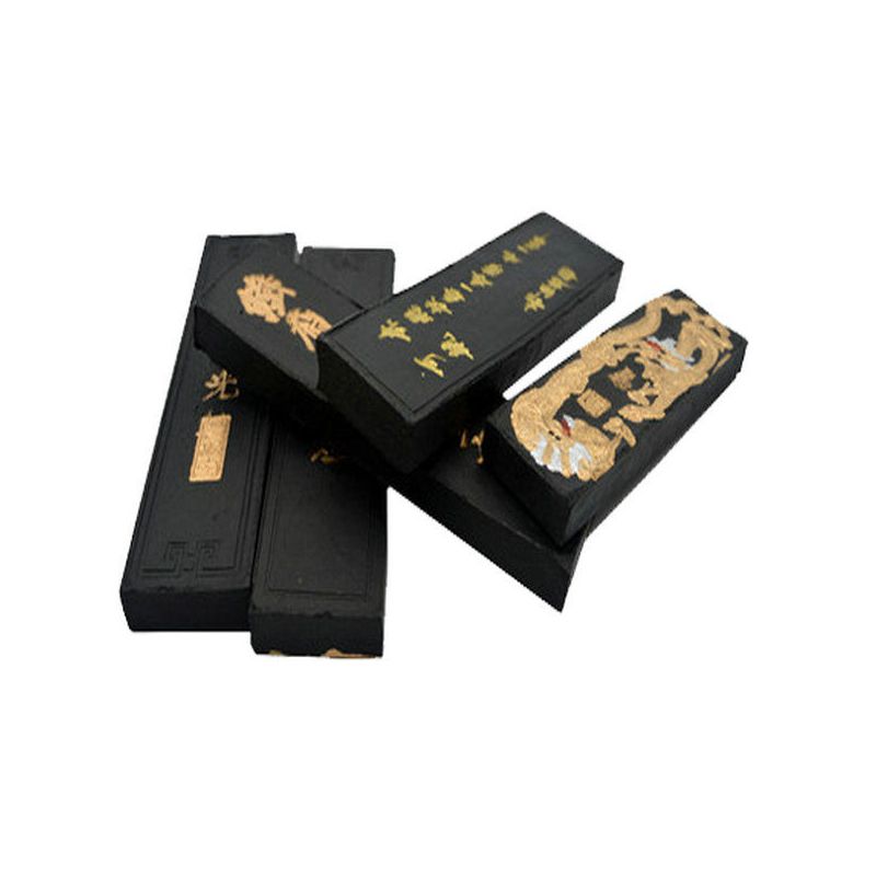 墨条墨块墨锭毛笔墨条墨汁研磨初学者砚台套装学生墨水文房四宝