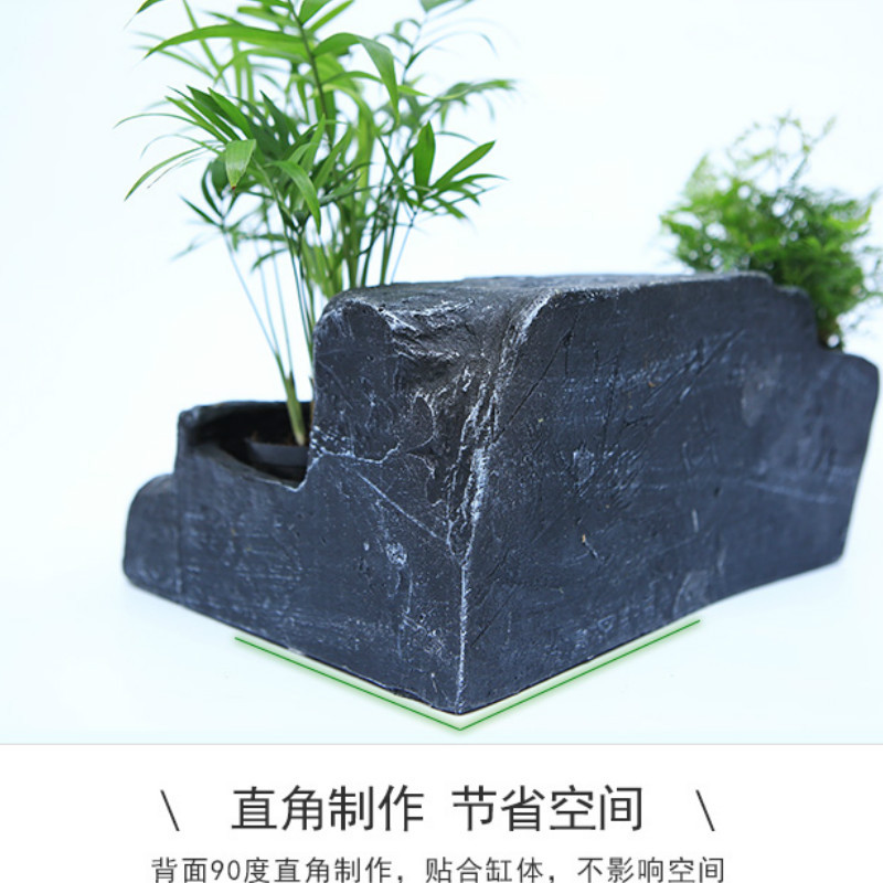 乌龟晒台爬台大号水龟缸造景浮岛爬坡巴西龟晒背台躲避洞穴晒龟台高清大图