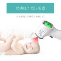格朗GL 额温枪红外线升级版探头 温度计母婴幼儿童电子体温计 耳温计 宝宝家用温度测量仪大屏快速测温 GLFT-1S