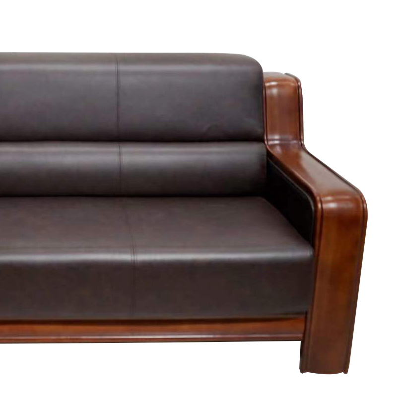 匡大 办公沙发 皮艺沙发 办公室接待沙发 西皮 三人位 KDT662高清大图