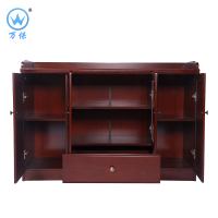<万保>茶水柜 办公家具 现代中式 油漆办公柜 办公矮柜 油漆多功能茶水柜