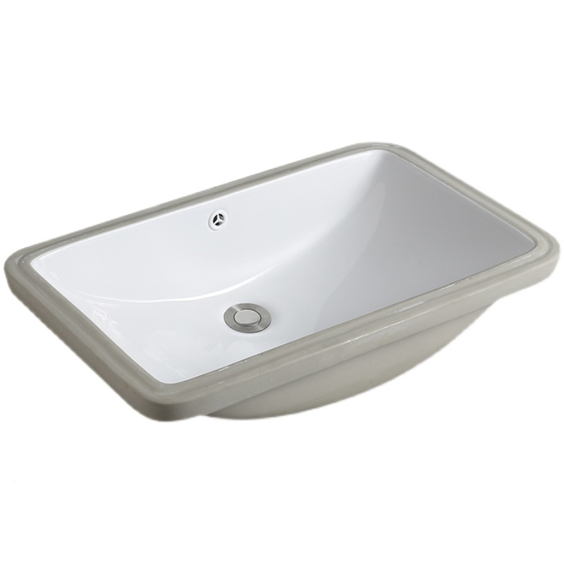 闪电客台下盆嵌入式陶瓷家用洗手盆洗脸盆椭圆形方形洗面盆阳台水槽