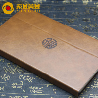紫金黄金(ZiJin)台历摆件2019银制工艺品年历创意礼物通用银制台历