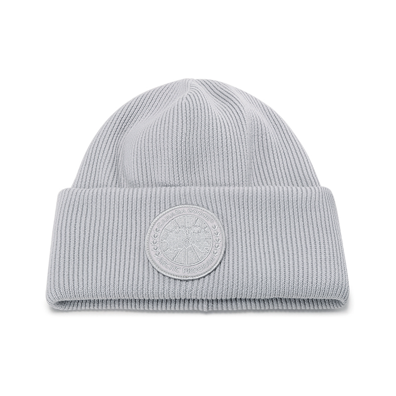 加拿大鹅 canada goose 男女同款羊毛arctic保暖帽子圆盘罗纹托克帽