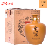 [酒厂自营]今世缘58度封坛珍藏酒1L装高度白酒