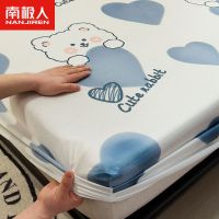 冰丝床笠凉席三件套夏季双人家用冰丝席可水洗床笠席
