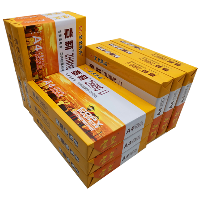 宣皇 章莉a4打印纸复印纸白纸A4纸80g草稿纸办公用品 500张/包 章莉A4 80G 8包/箱