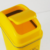 惠洁(huijie)医疗垃圾桶医用时尚摇盖垃圾桶G2600-Y(6L) 12个装