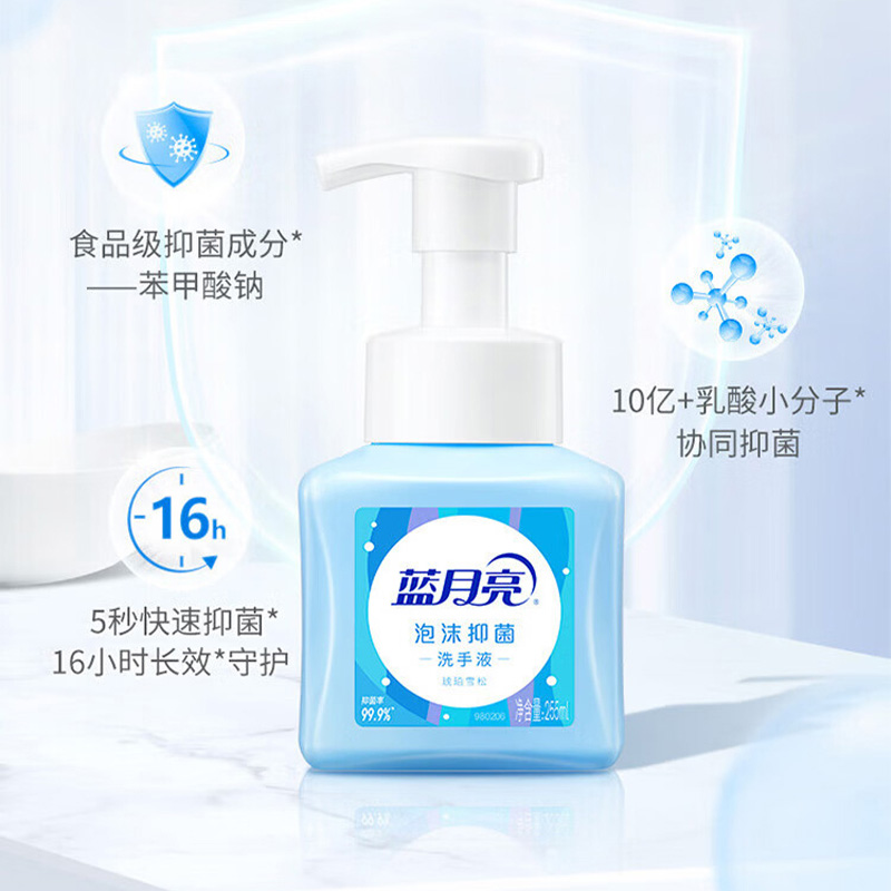 蓝月亮洗手液套装255ml*3瓶琥珀雪松香80003344(包装随机)高清大图