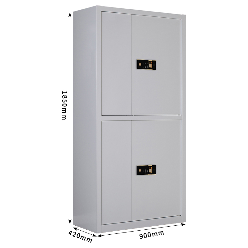 翌嘉 YJ-20051 保密柜档案柜资料柜通双节指纹密码锁