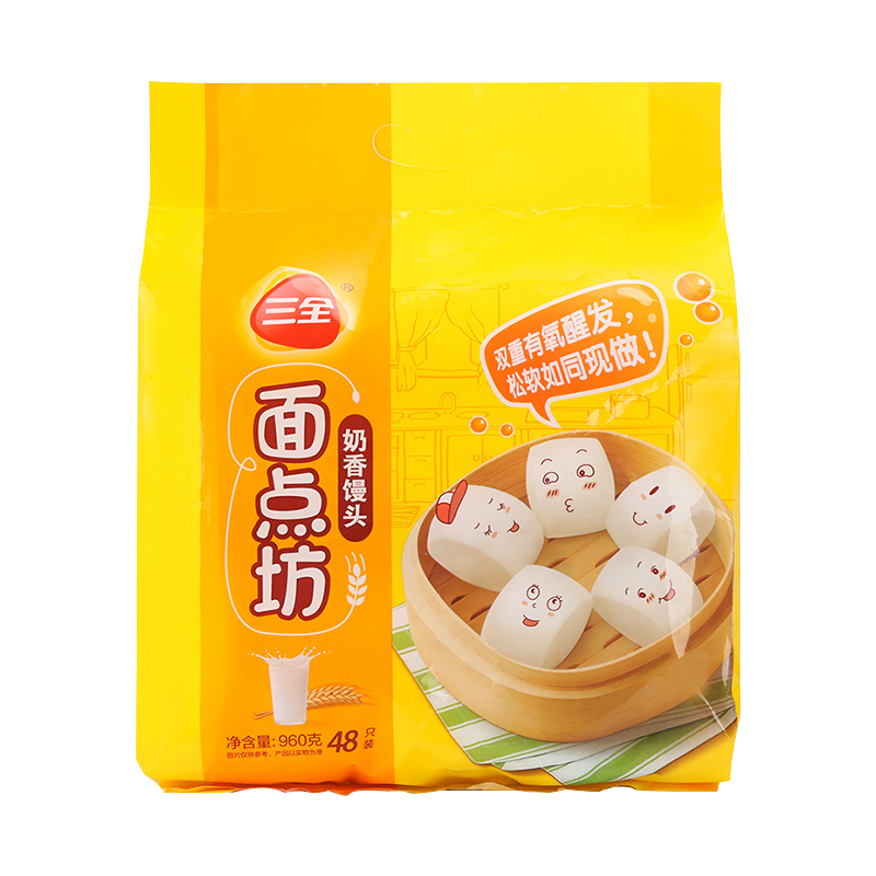 三全奶香馒头960g