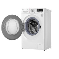LG 新品10.5公斤FLW10G4W AI智慧变频直驱滚筒洗衣机1400转蒸汽洗PLUS除皱速净喷淋 奢华白