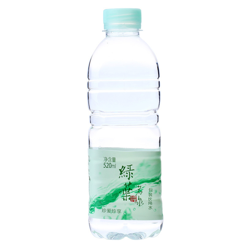 [中华特色]梅州助农馆 绿叶名泉饮用天然矿泉水 520ml*24瓶 华南