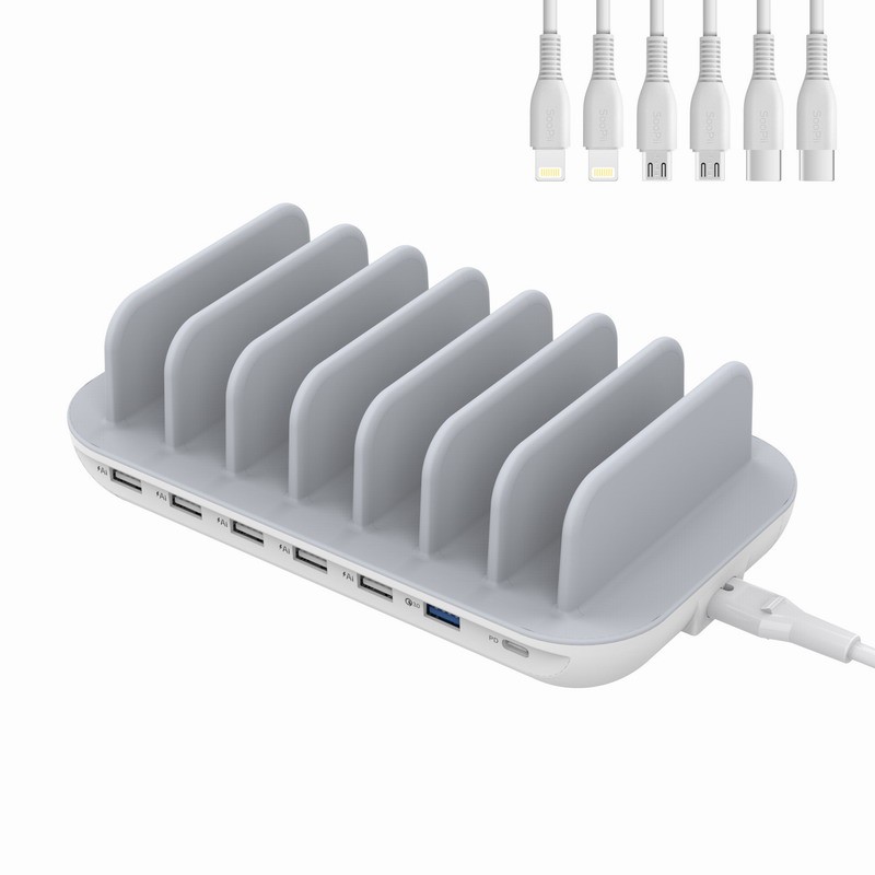 SooPii首佩智能家居桌面充电器CS70高清大图