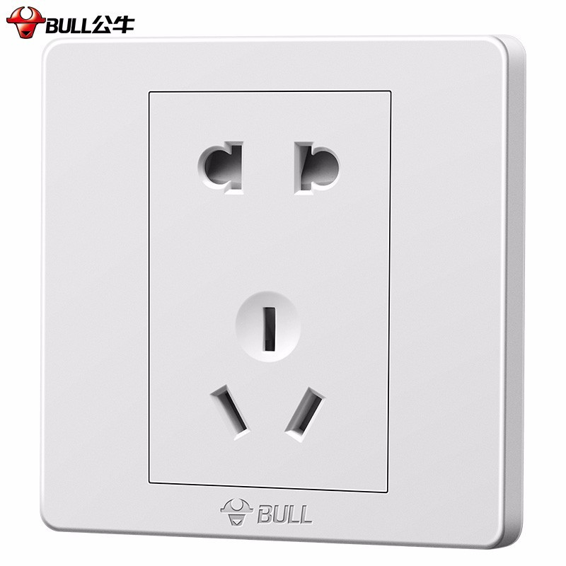 公牛(BULL) 暗装开关插座 G07系列 10A五孔插座 86型面板G07Z223(U6) 香槟金