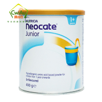 Neocate 纽康特 Junior 氨基酸奶粉 400g 原味 1罐装 1岁+ 敏宝适用 深度水解奶粉 澳洲进口