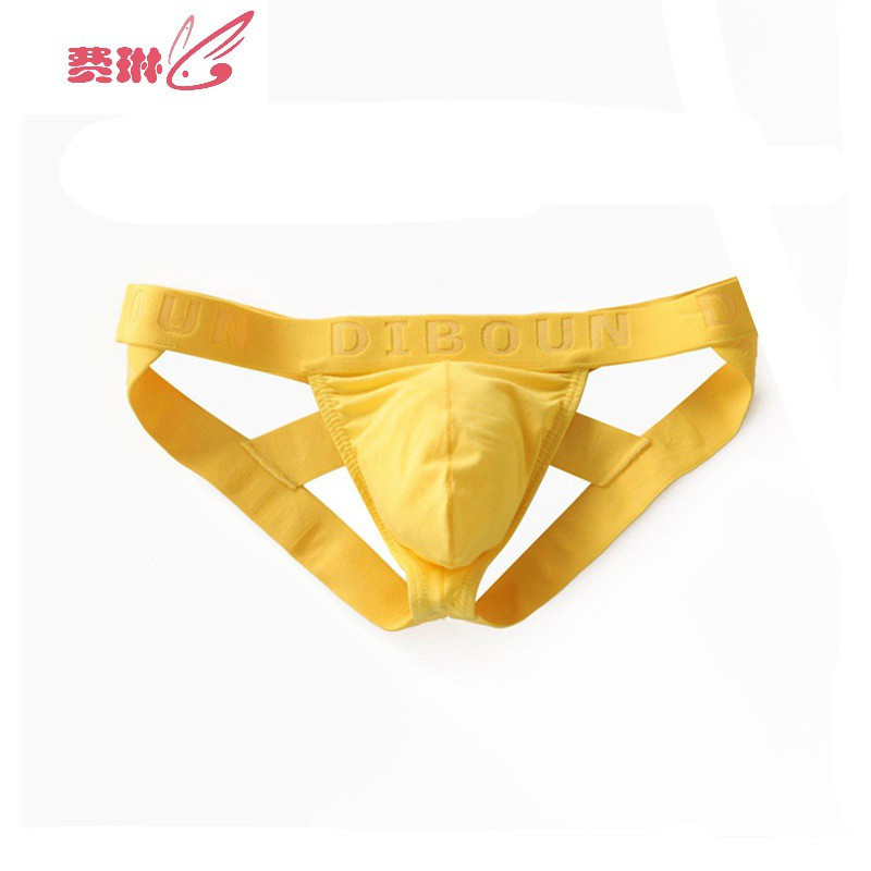 男士双丁内裤低腰性感男同志u凸囊袋四季大码内裤费琳