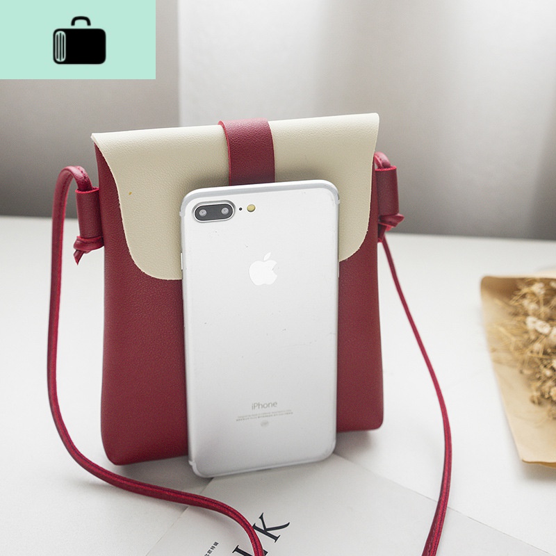 女生斜挎包包韩版时尚手机包女新款单肩包学院网红零钱手提小方包NEW LAKE女士钱包/卡包高清大图