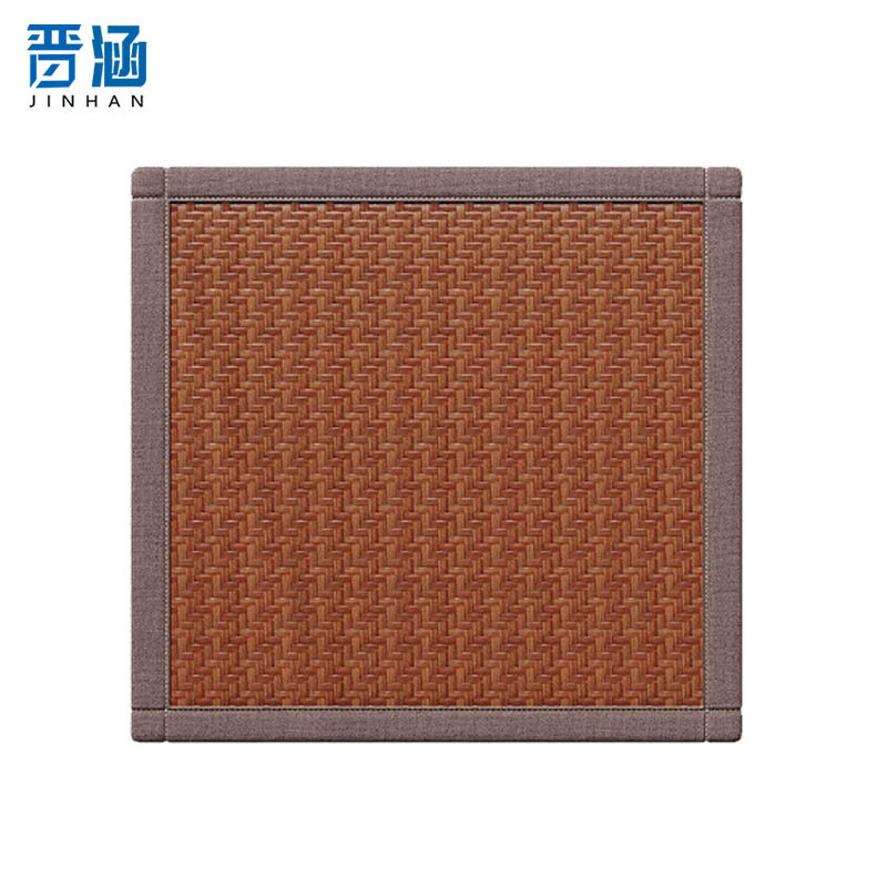 晋涵 藤编咖色坐垫 40*40cm 个
