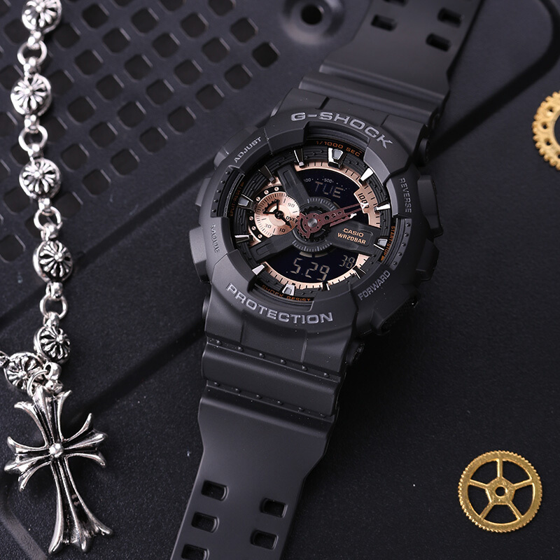 卡西欧(CASIO)男士手表G-SHOCK系列 日韩品牌时尚运动男表 大表盘防水表