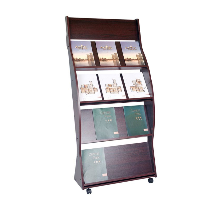 企购优品 木质杂志架 宣传资料展示架五层 CH-6505