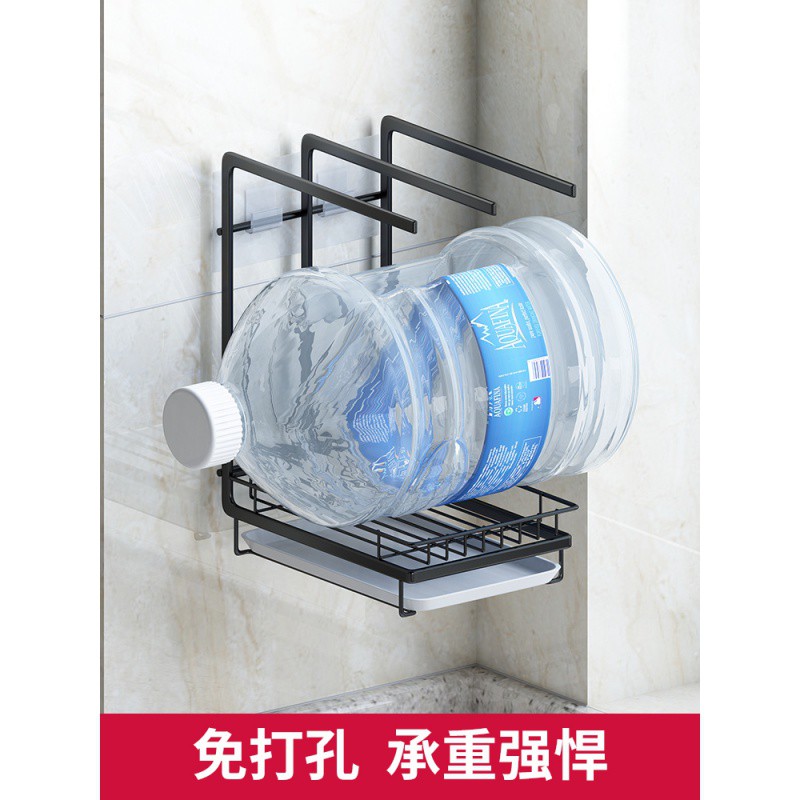 厨房用品抹布架免打孔置物架立式海绵沥水架洗碗布收纳架水收纳层架 三维工匠高清大图