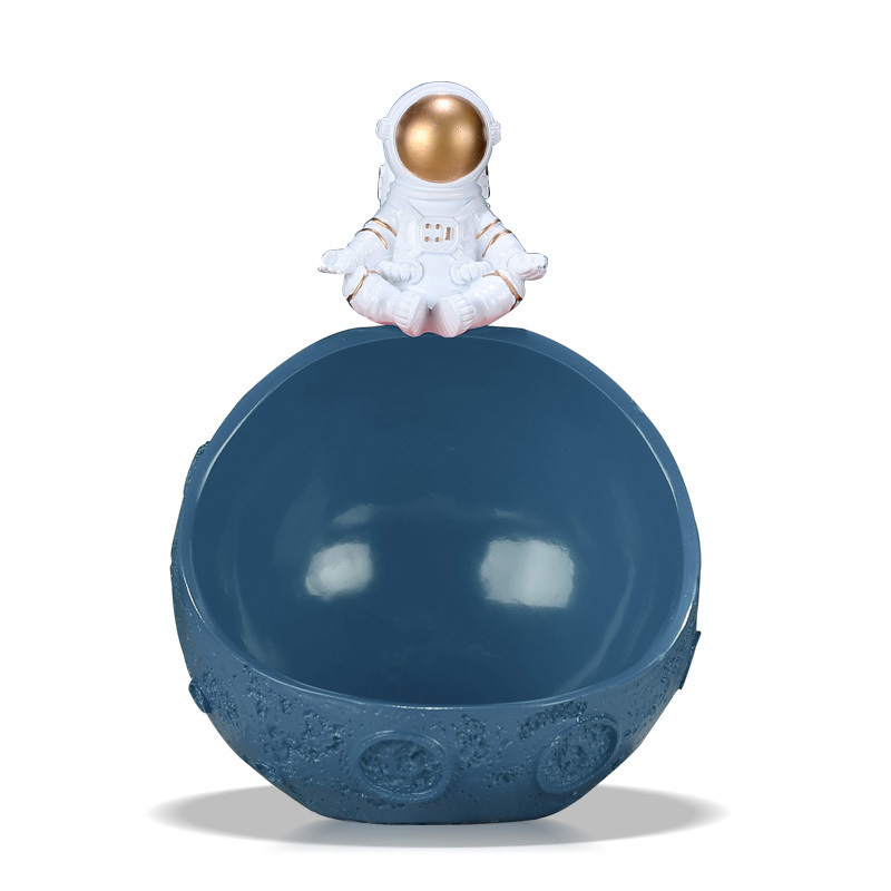美帮汇创意宇航员星球收纳小摆件居家收纳简约电视柜茶几玄关新房装饰品