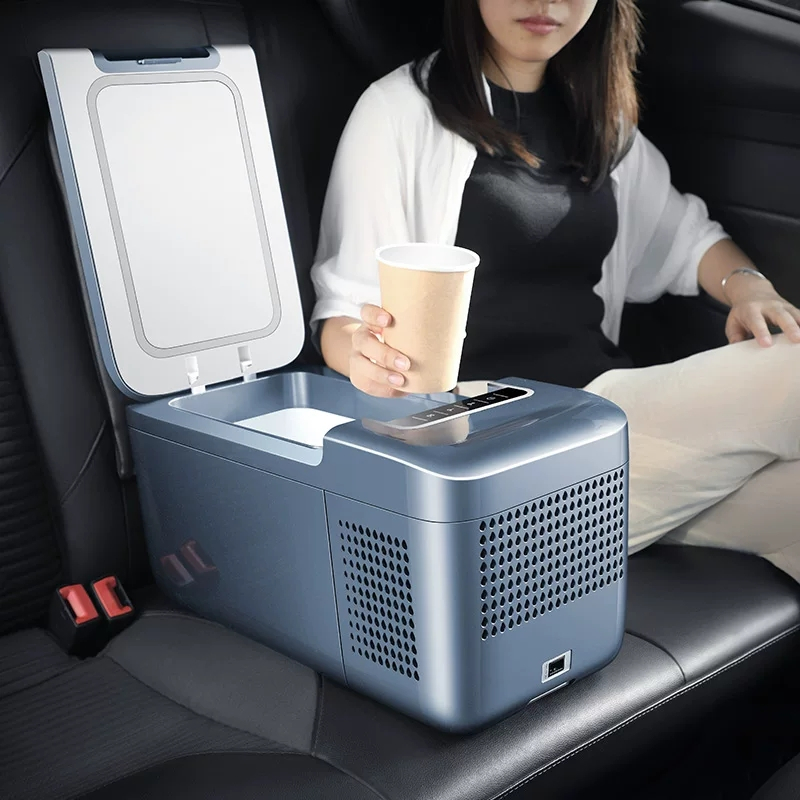英得尔车载冰箱伯爵青春版车内扶手箱迷你小型压缩机制冷冻藏冰柜