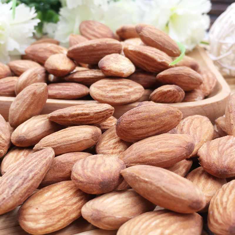 [榛海堂 扁桃仁100g]巴旦木仁办公室零食巴坦木原味熟巴达木大杏仁坚果炒货休闲零食特产小吃网红干果