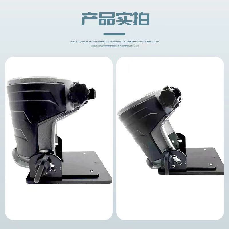 铝合金底座接缝机45度可调节底座石材拼缝机修边机铝合金45°底座 铝合金底座一个