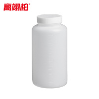 高翊柏 33010618 PE试剂瓶 1500ml 塑料取样瓶广口瓶样品瓶白瓶聚乙烯大口瓶