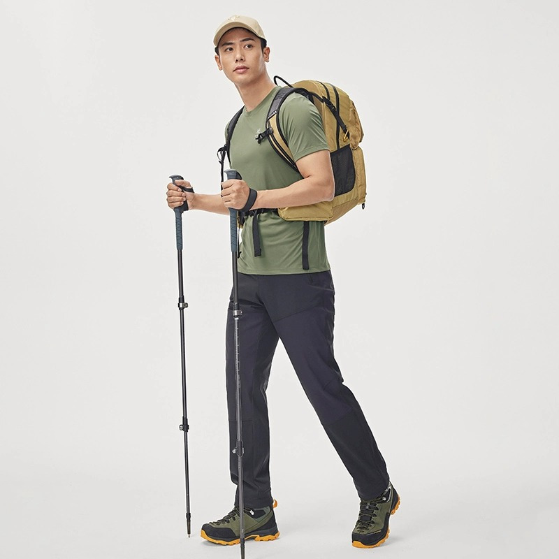 凯乐石加绒软壳裤男户外徒步登山保暖弹力防风裤防静电