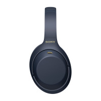 索尼（SONY）WH-1000XM4 无线智能降噪 头戴耳机 深夜蓝 深蓝色