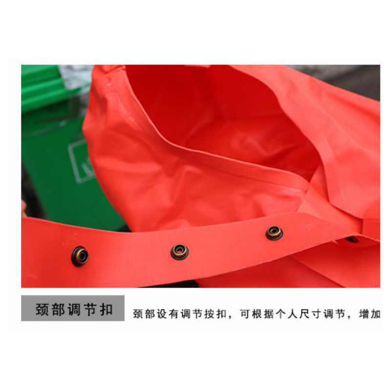 代尔塔 Delta Plus 401020-L COMBI71 红色液密中型防化服-L