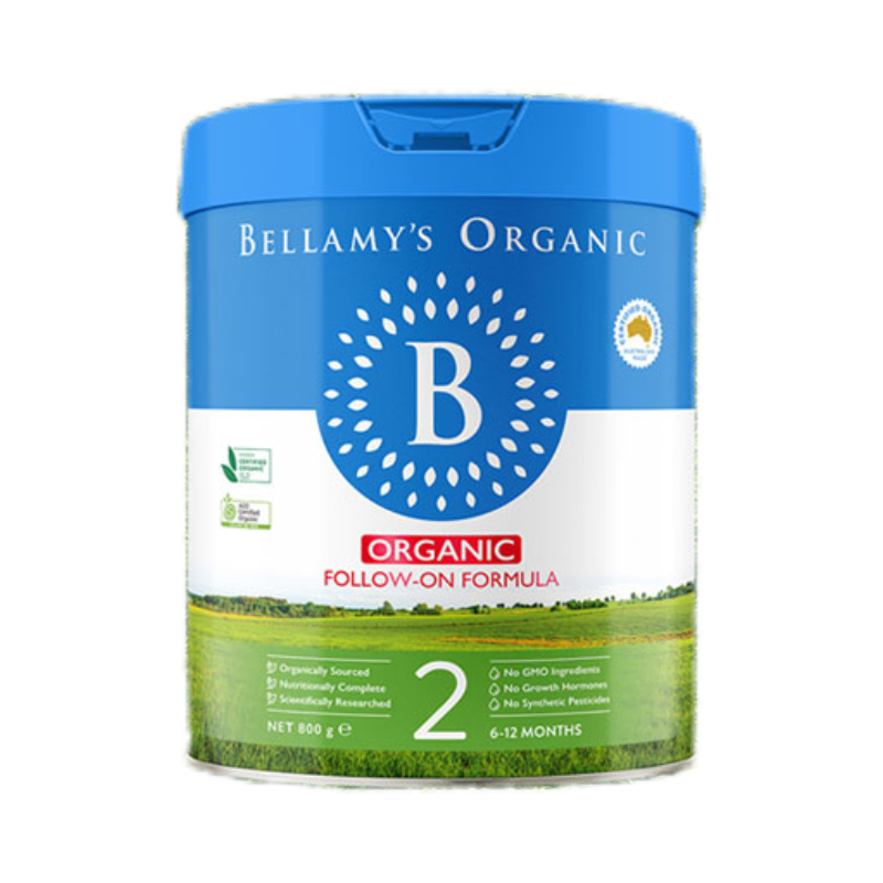 贝拉米(Bellamy's)宝宝有机奶粉2段800g/罐装 6-12个月澳大利亚原装进口婴幼儿二段奶粉