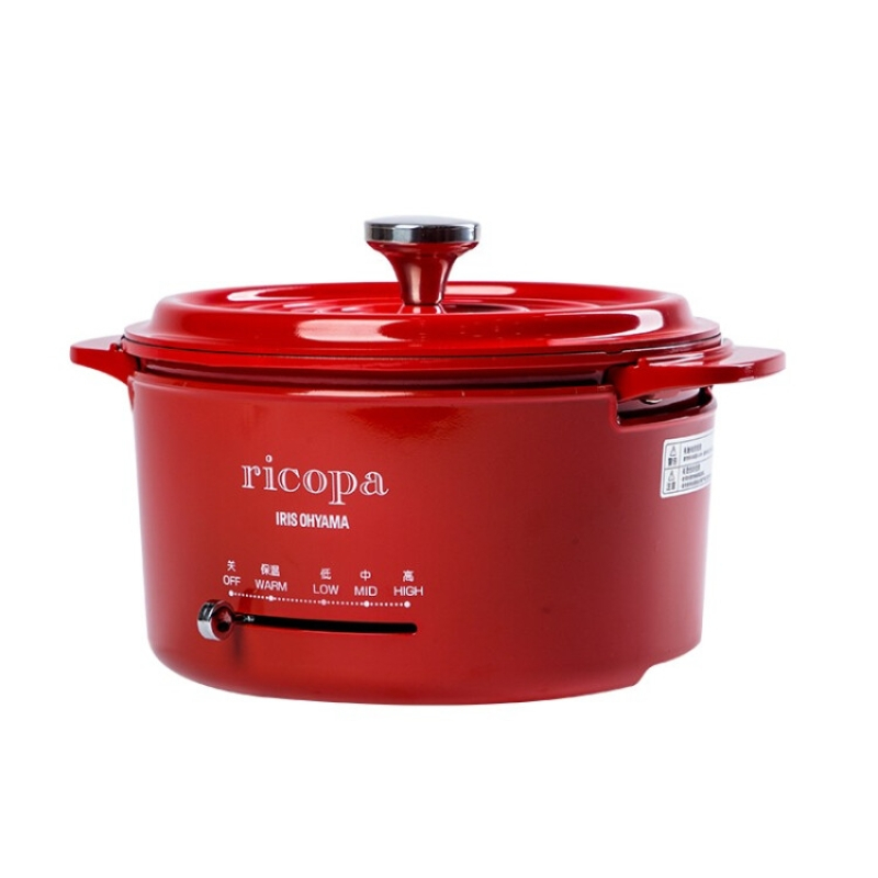 爱丽思iris日本多功能锅电煮锅电小火锅电热锅电炒锅电蒸锅分体式家用