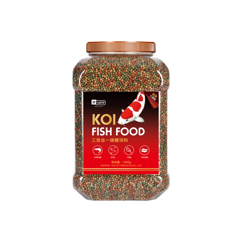 锦鲤鱼食金鱼饲料小颗粒通用型增色不浑水观赏鱼粮专用小型鱼家用高清大图