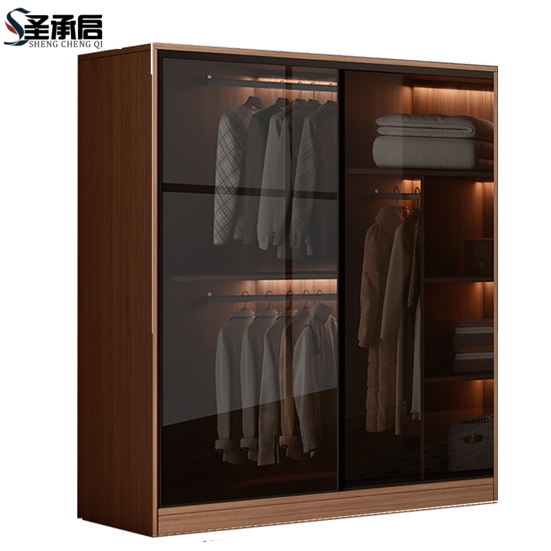 圣承启衣帽柜160cm台高清大图