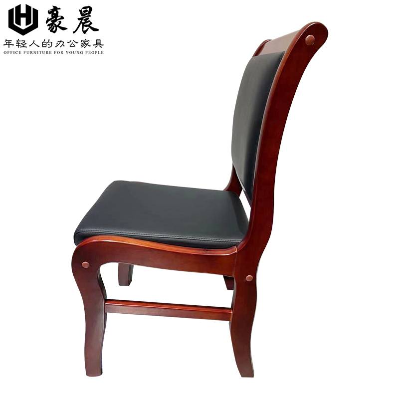 豪晨实木办公椅(480*500*900mm)把高清大图