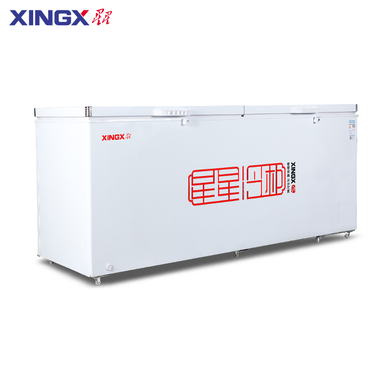 星星(XINGX) BD/BC-718GD冰柜718升商用卧式大冷柜 冷藏冷冻转换商用保鲜设备 雪糕冰冻柜急冻速冻大冰柜