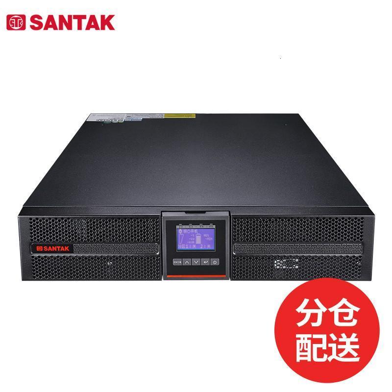 山特PT10KS UPS不间断电源机架式10kVA/10kW网络服务器电源机房 单机-需配外置大容量电池高清大图