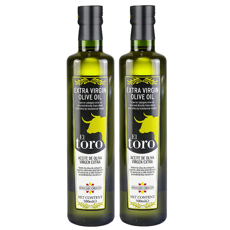 滔利ELTORO特级初榨橄榄油食用油西班牙进口 500ML*2瓶 节日礼盒装 企业福利 团购礼品