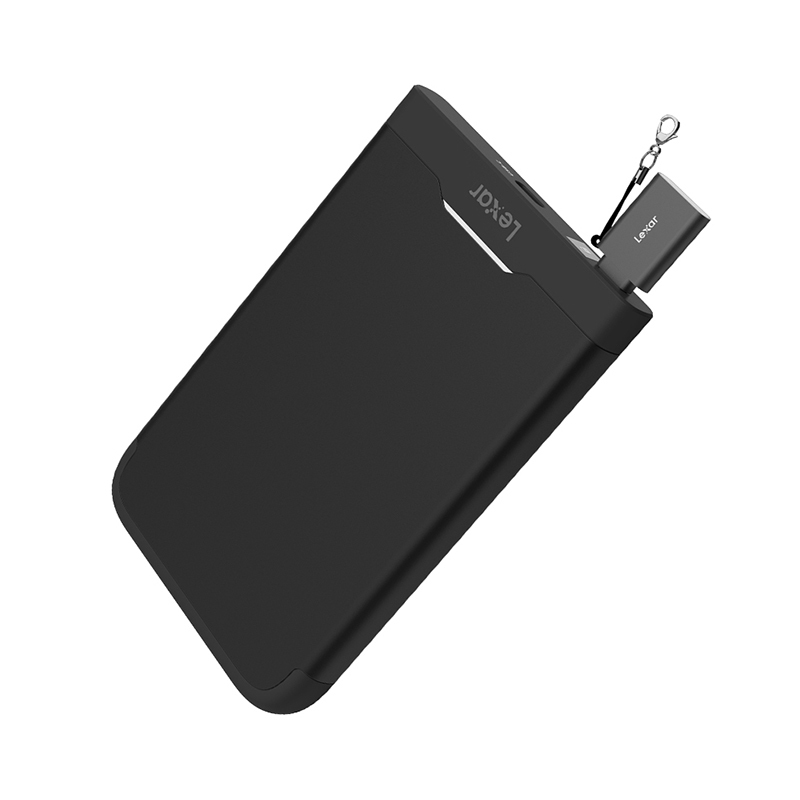 雷克沙(Lexar) HL260 1T加密USB3.0 Type-C 移动硬盘 (计价单位:块) 黑色