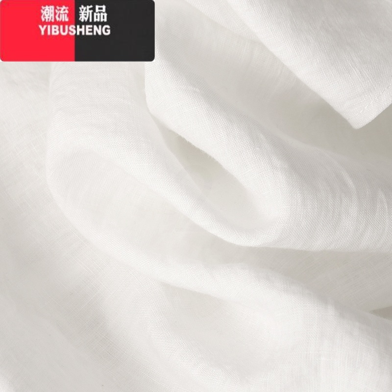 YIBUSHENG白色亚麻背心长裙女季通勤简约无袖打底裙宽松显瘦棉麻连衣裙薄高清大图