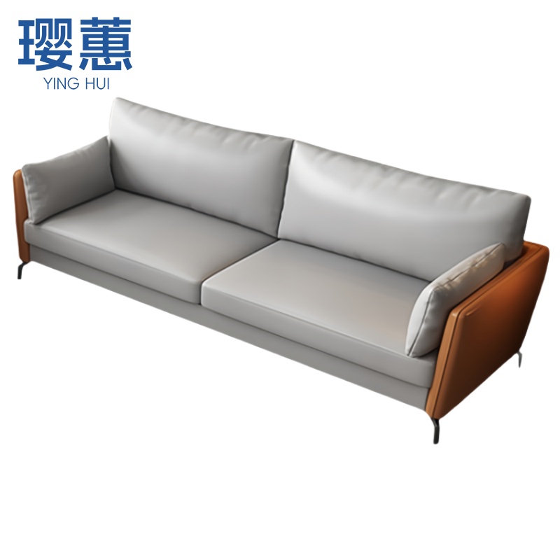 璎蕙皮艺沙发套装 三人位+单人位*2 套高清大图