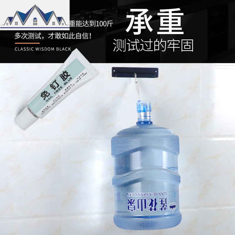 免打孔锅盖架壁挂不锈钢厨房置物架多功能放菜板案板砧板收纳架子 三维工匠高清大图