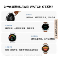 华为Watch GT5手表运动情绪健康助手体温血氧心率睡眠防水NFC 46mm幻夜黑