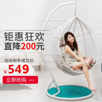 [年底大促] 双人吊篮藤椅单人鸟巢吊椅阳台秋千成人室内户外庭院摇篮藤椅客厅巧妈邦